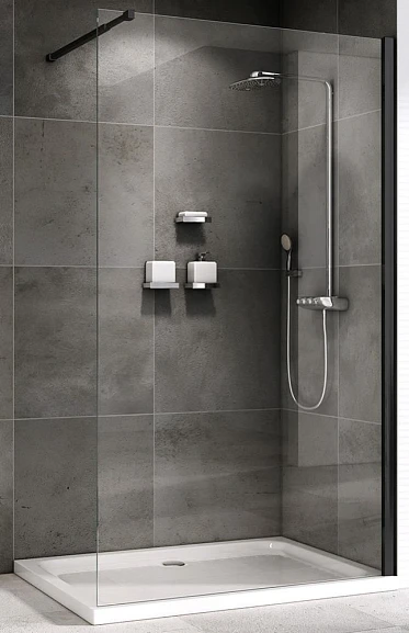 Душевая перегородка ABBER Immer Offen AG61120B Walk-in 120*200 L/R без поддона
