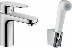 Смеситель Hansgrohe Vernis Blend 71215000 для раковины с гигиеническим душем хром