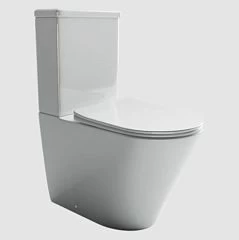 Унитаз-компакт Ceramicanova Highligh CN1802 36*61 безободковый с крышкой-сиденьем микролифт Slim