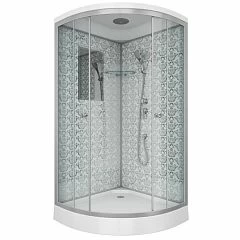 Душевая кабина Niagara Luxe NG-7701W 90х90х210 L/R стенки белые