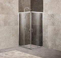 Душевой уголок BelBagno UNIQUE-A-2-75/90-C-Cr 75-90*75-90*190 без поддона