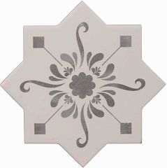 Керамогранит Cevica Becolors 13,25*13,25 Star Decoro Stencil Grey