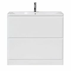 Тумба с раковиной BelBagno Albano 80 Bianco Lucido напольная