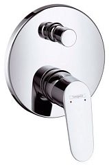 Смеситель Hansgrohe Focus 31945000 для ванны и душа на 2 выхода скрытый монтаж