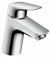 Смеситель Hansgrohe Logis 71070000 для раковины с донным клапаном хром