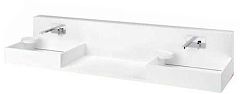 Раковина PAA InfInity Duo double 165*37 двойная Раковина PAA InfInity Duo double 165*37 двойная