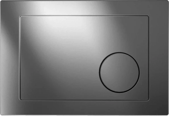 Клавиша смыва Cersanit Geomertry универсальная глянцевый хром одинарная