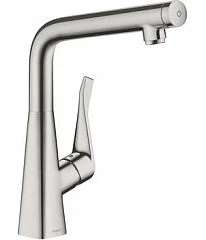 Смеситель Hansgrohe Metris Select 14883800 для кухни сталь