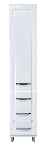 Пенал Misty Терра 40 L белый с 3 ящиками