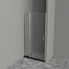 Душевая дверь в нишу BelBagno UNO-B-12-40+70-C-Cr 110*190 L/R без поддона