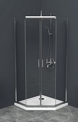 Душевой уголок BelBagno UNO-195-P-2-90-C-Cr 90*90*195 без поддона