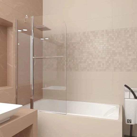 Шторка на ванну Veconi Palau PL-81 80*150