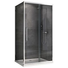 Душевой уголок ABBER Schwarzer Diamant AG30160H-S80 160*80*195 L/R без поддона