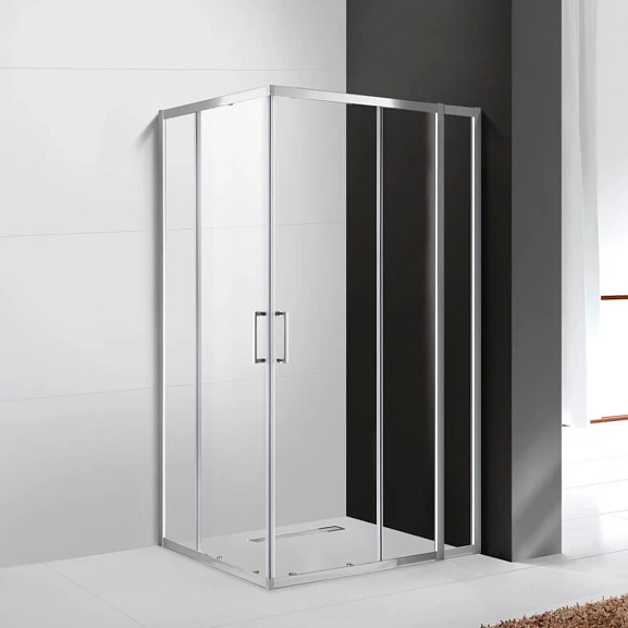 Душевой уголок Cezares MOLVENO-AH-21-80+20-C-Cr-IV 100*80*195 L/R без поддона