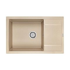 Кухонная мойка Paulmark Verlass PM317850-QU 78*50 с крылом кварц