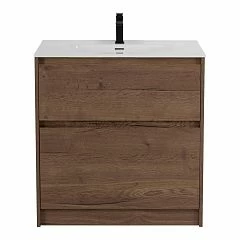 Тумба с раковиной BelBagno Kraft 80 Rovere Tabacco (раковина BB810/465-LV-VTR-BO 81*46,5*14,5)