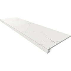 Ступень Estima Мрамор Онлигрес MOG101 33*120 полированная с подступенком 14,5*120