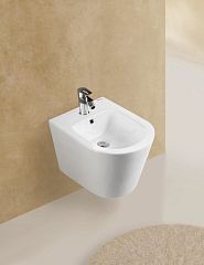 Подвесное биде BelBagno Flay-R BB053BH 36*51,5 с креплением