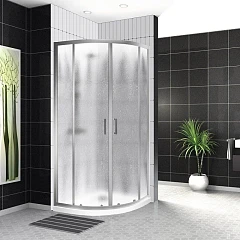 Душевой уголок BelBagno UNO-195-R-2-90-CH-Cr 90*90*198 с поддоном TRAY-AS-R-90-30-W