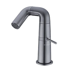 Смеситель Haiba HB10813-3 для раковины оружейная сталь Смеситель Haiba HB10813-3 для раковины оружейная сталь