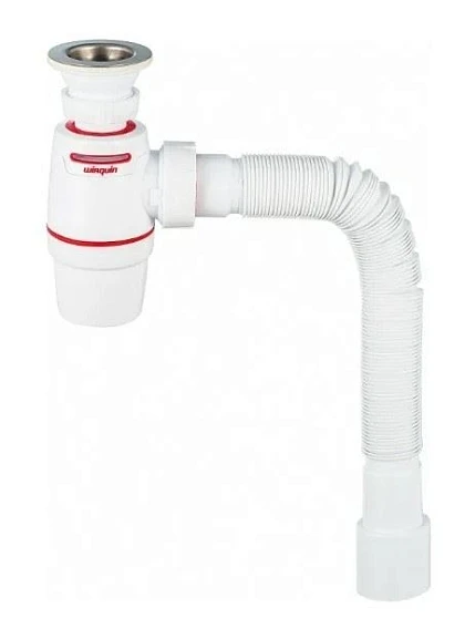 Сифон для кухонной мойки Wirquin Neo Air 1 1/2 с выпуском 40/50 мм