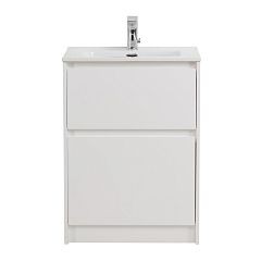 Тумба с раковиной BelBagno Kraft 39 50 напольная Bianco Opaco (раковина BB500/390ETL)