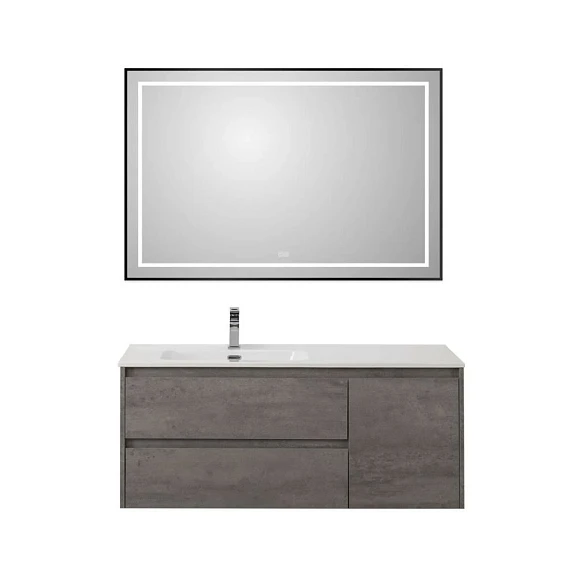 Комплект мебели BelBagno Kraft 120 Cemento Grigio L
