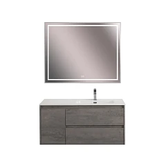 Комплект мебели BelBagno Kraft 100 Cemento Grigio R