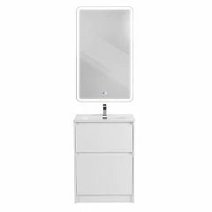 Комплект мебели BelBagno Kraft 60 напольный Bianco Opaco (раковина BB600ETL)