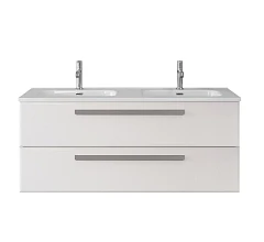 Тумба с раковиной Cezares Eco-Cer 120 Bianco Lucido (раковина CZR-8095-120-2)