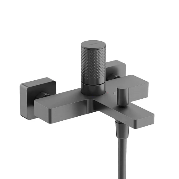 Смеситель Sancos Nexus SC9014GG для ванны и душа вороненая сталь