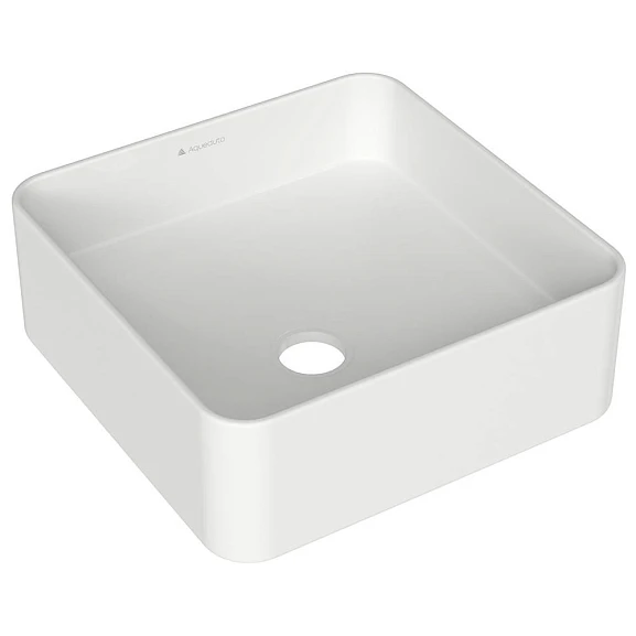 Накладная раковина Aqueduto Espiral ESP0310 37*37 белый глянец