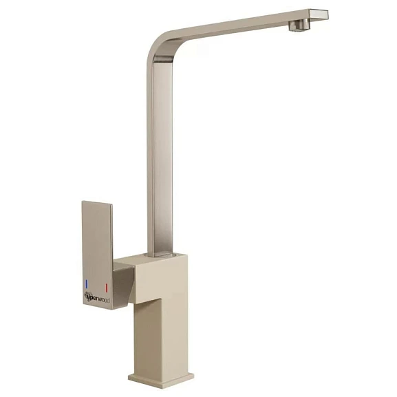 Смеситель Uperwood UPD-002-04 для кухни бежевый/хром