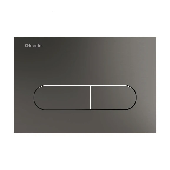 Клавиша смыва Knotlor Fusion BIS101GM вороненая сталь