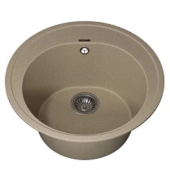 Кухонная мойка Uperwood Quartz UPD-01 51х51 бежевая матовая Кухонная мойка Uperwood Quartz UPD-01 51х51 бежевая матовая