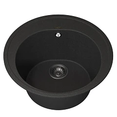 Кухонная мойка Uperwood Quartz UPD-01 51х51 черная матовая Кухонная мойка Uperwood Quartz UPD-01 51х51 черная матовая