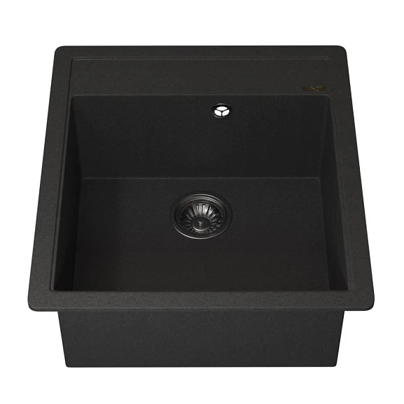 Кухонная мойка Uperwood Quartz UPD-07 46х51 черная матовая