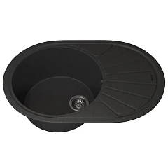 Кухонная мойка Uperwood Quartz UPD-02 76х51 черная матовая Кухонная мойка Uperwood Quartz UPD-02 76х51 черная матовая