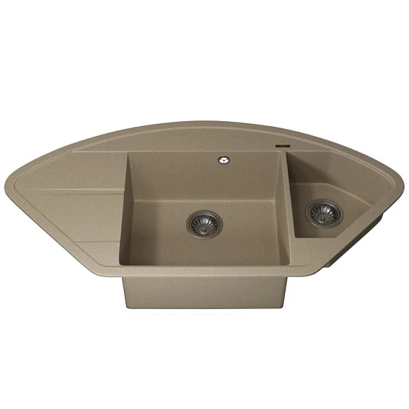 Кухонная мойка Uperwood Quartz UPD-06 100х51 бежевая матовая