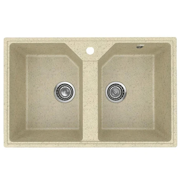 Кухонная мойка Uperwood ECON UPD-402 77х49 бежевая матовая