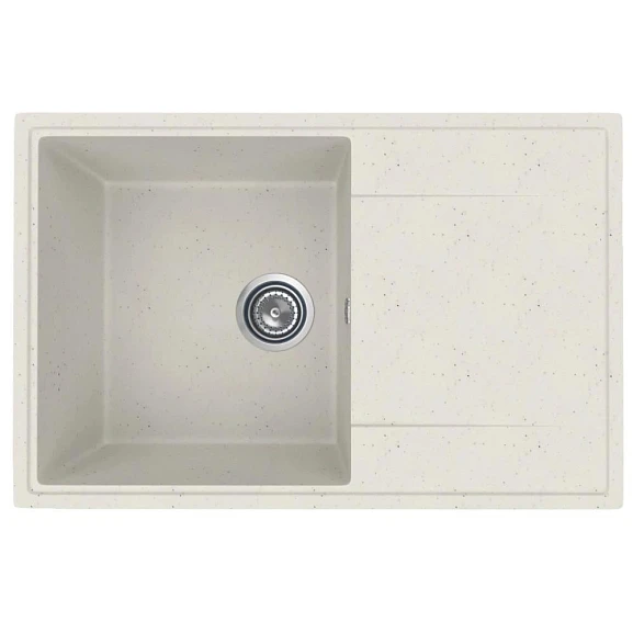Кухонная мойка Uperwood ECON UPD-507 73,5х47,5 белая матовая