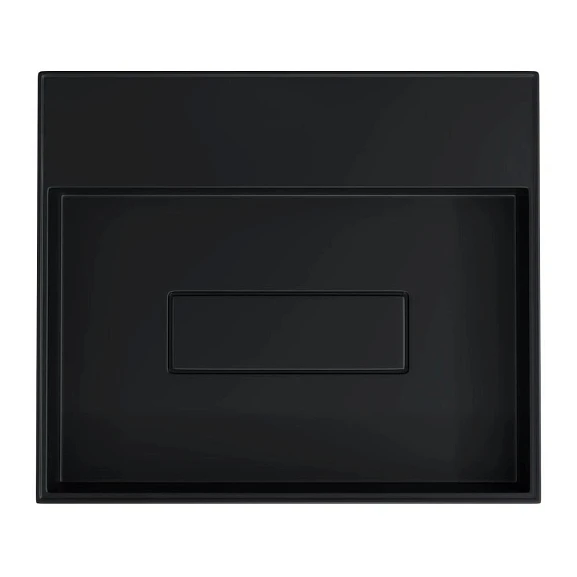 Накладная раковина Uperwood Tanos Quartz 50*42,5 без отверстия уголь