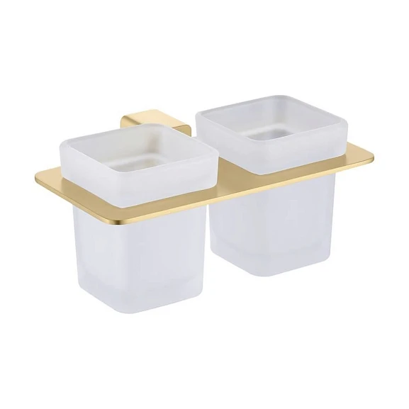 Двойной стакан Raglo R301.08.03 золотой сатин