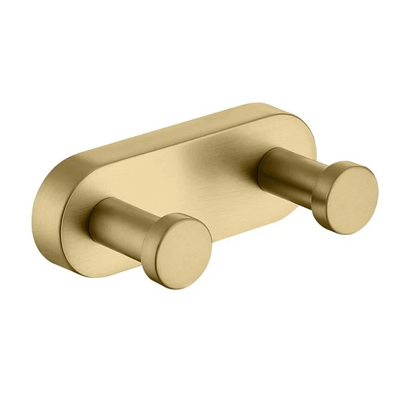 Настенный кронштейн Raglo R300.052.03 2 крючка золотой сатин