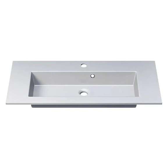 Встраиваемая раковина Uperwood Aurora 81*36 белая глянцевая