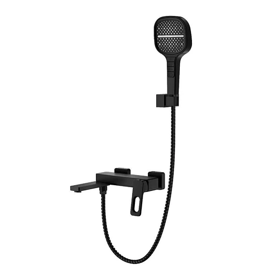 Смеситель Raglo R51.30.06 для ванны и душа черный матовый