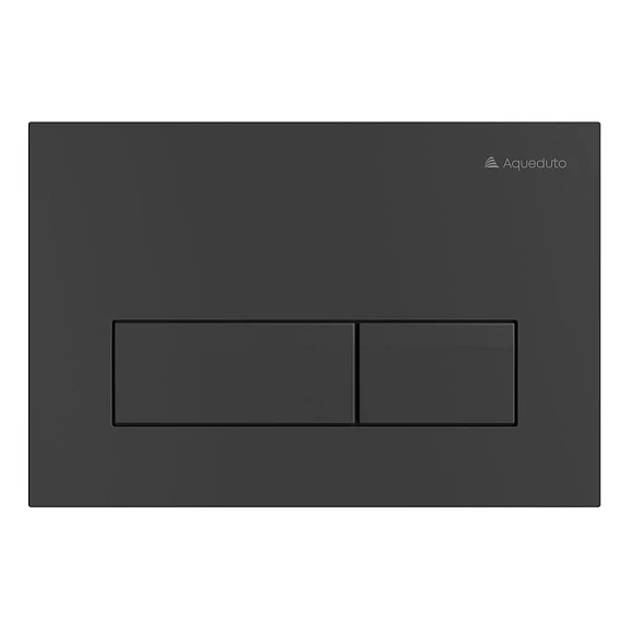 Клавиша смыва Aqueduto Retangulo Novo RET0240 черная матовая