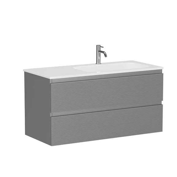 Тумба с раковиной Sancos Folk 100 Ergraut soft R