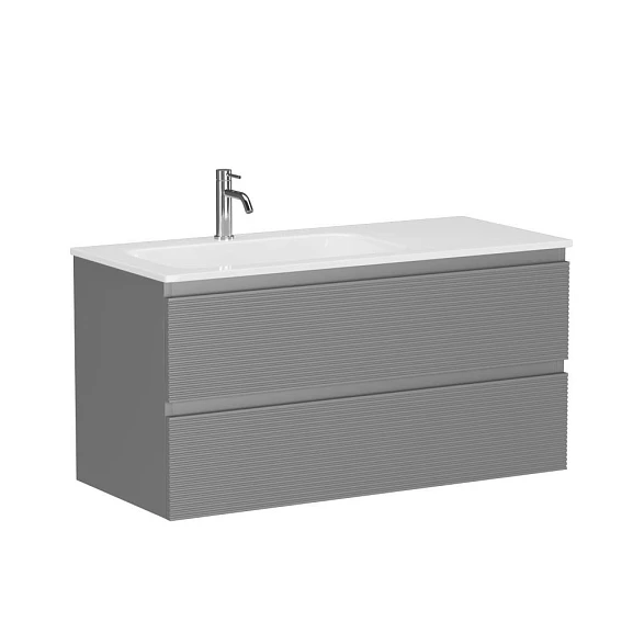 Тумба с раковиной Sancos Folk 100 Ergraut soft L