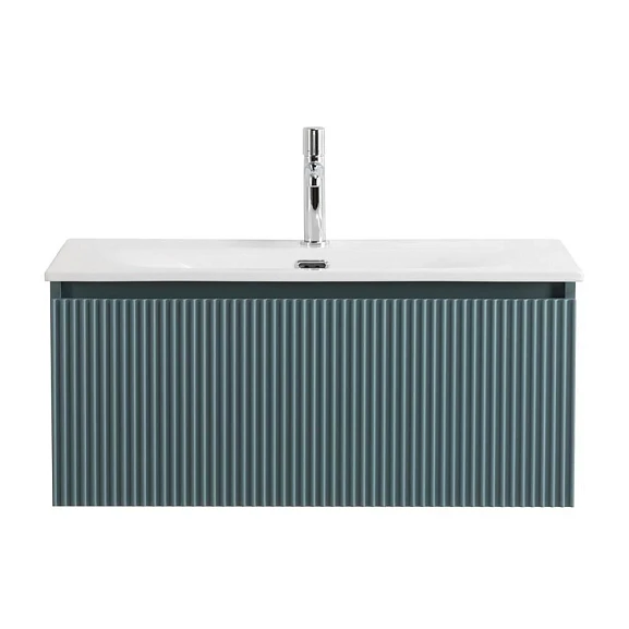 Тумба под раковину BelBagno Uno 80 голубая матовая